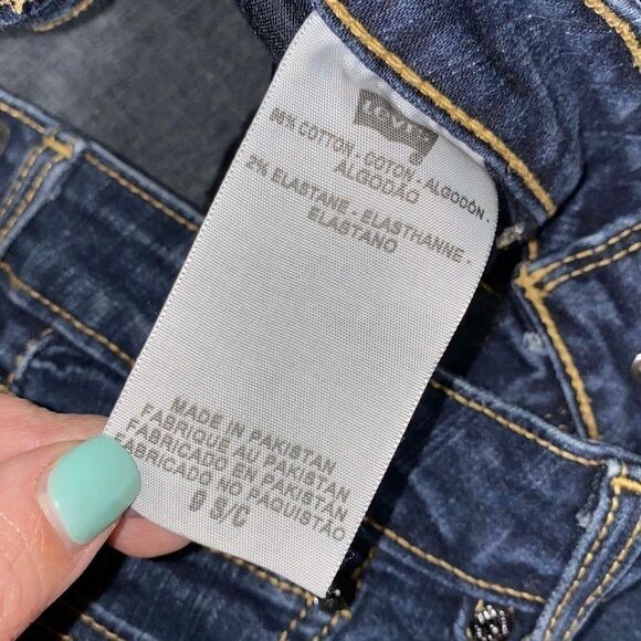 Levi’s 535 Denim Leggings Skinny 9S - Picture 8 of 12